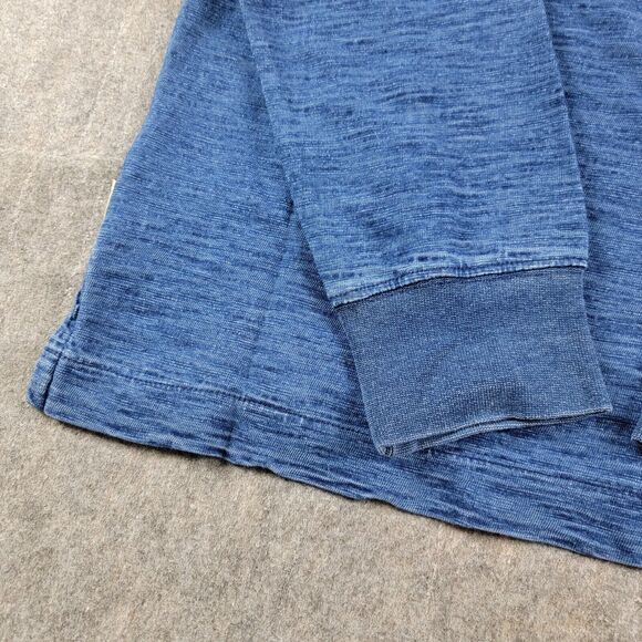 Todd Snyder Medium Indigo Rugby Polo Shirt size XS Blue Long Sleeve NWT $158 - Picture 7 of 13